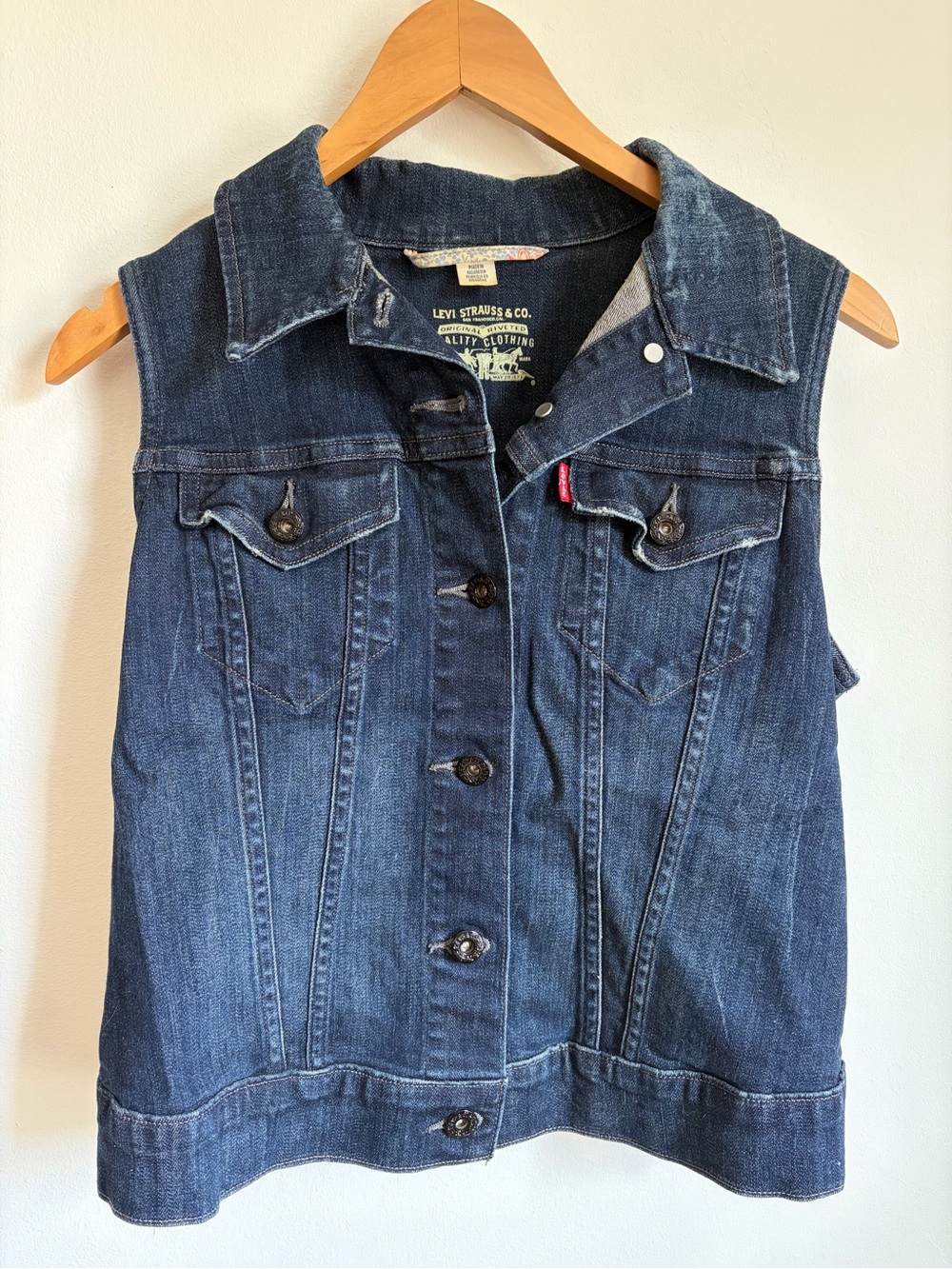 Levi's Indigo Blue Denim Shirt Jacket